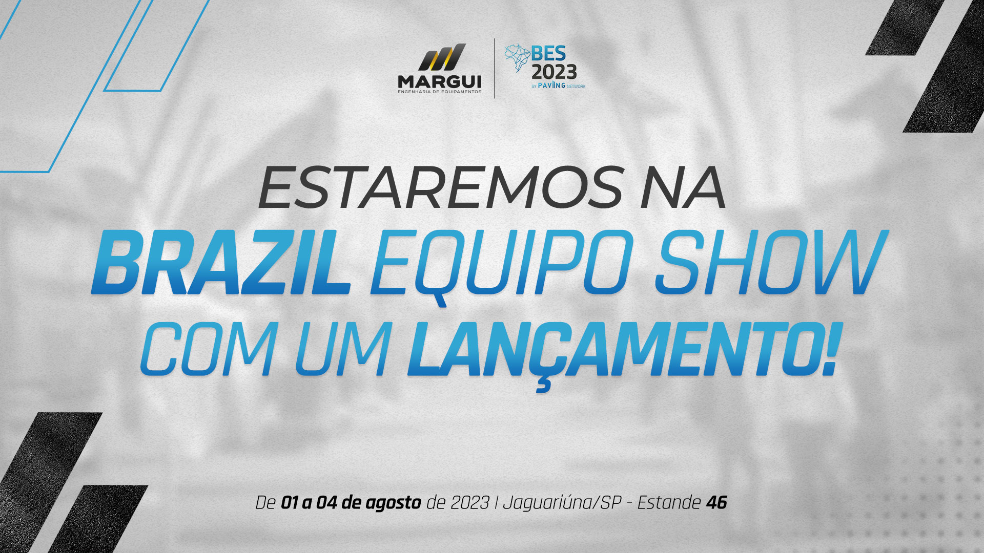 Estaremos na Brazil Equipo Show com um lançamento feito para você!